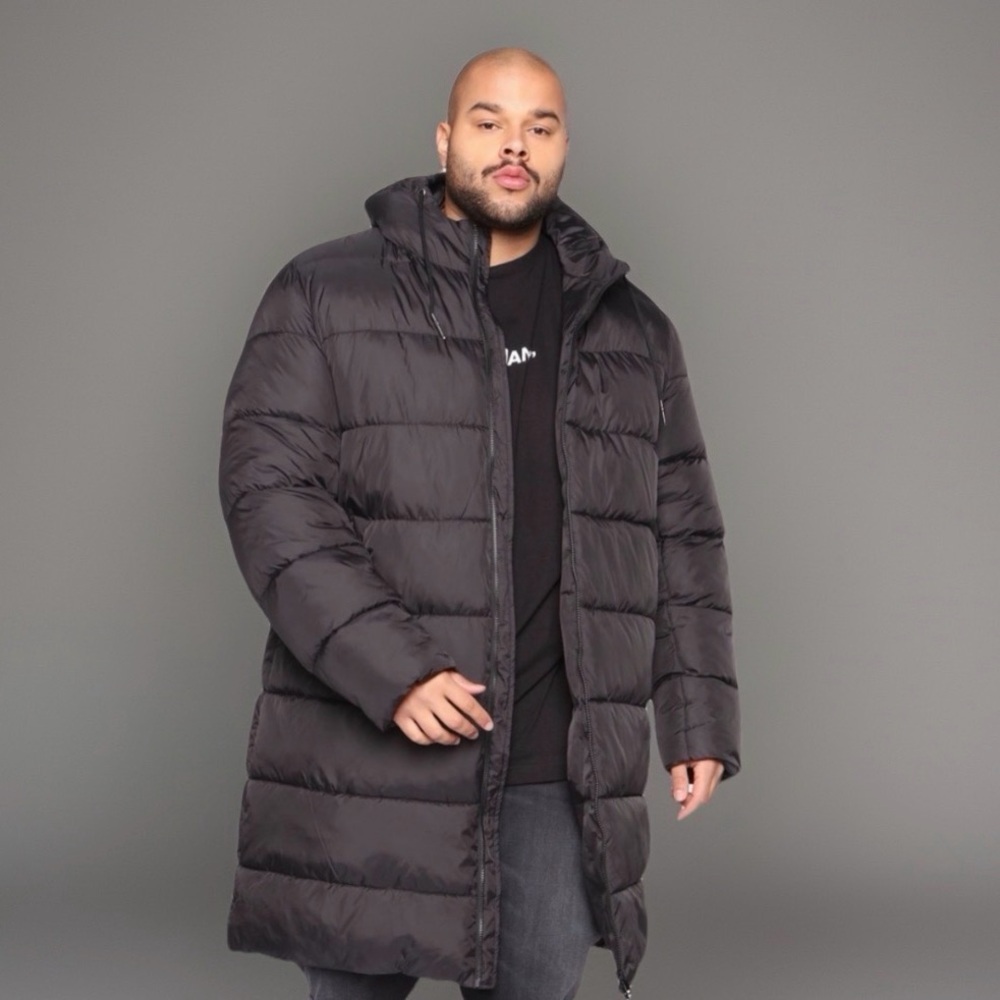 Men’s Fashion Nova Jaden Long Puffer Jacket – XXXL
